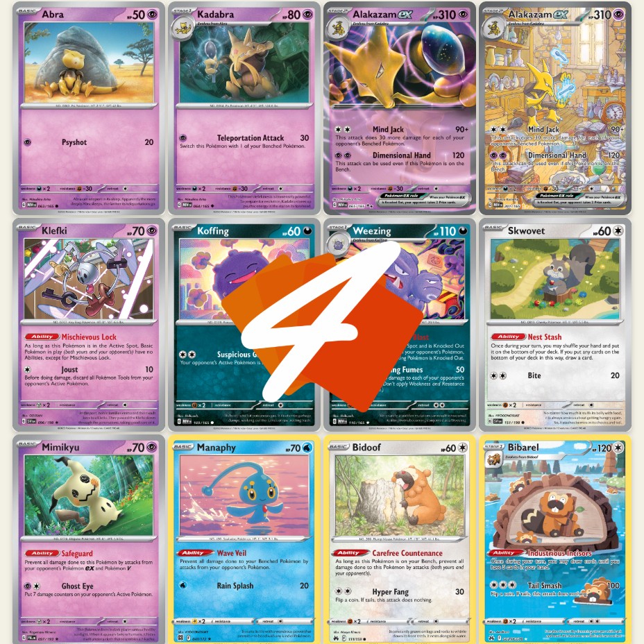 ALAKAZAM ex : Don't K.O. Weezing ! Attack from the Bench ! PTCGL Game (Pokemon SCARLET & VIOLET 151)